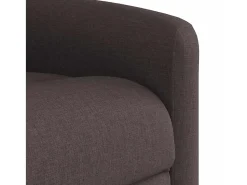 Poltrona reclinável massagens elétrica | Poltrona Confortável tecido -escuro SHL959541^ Poltrona