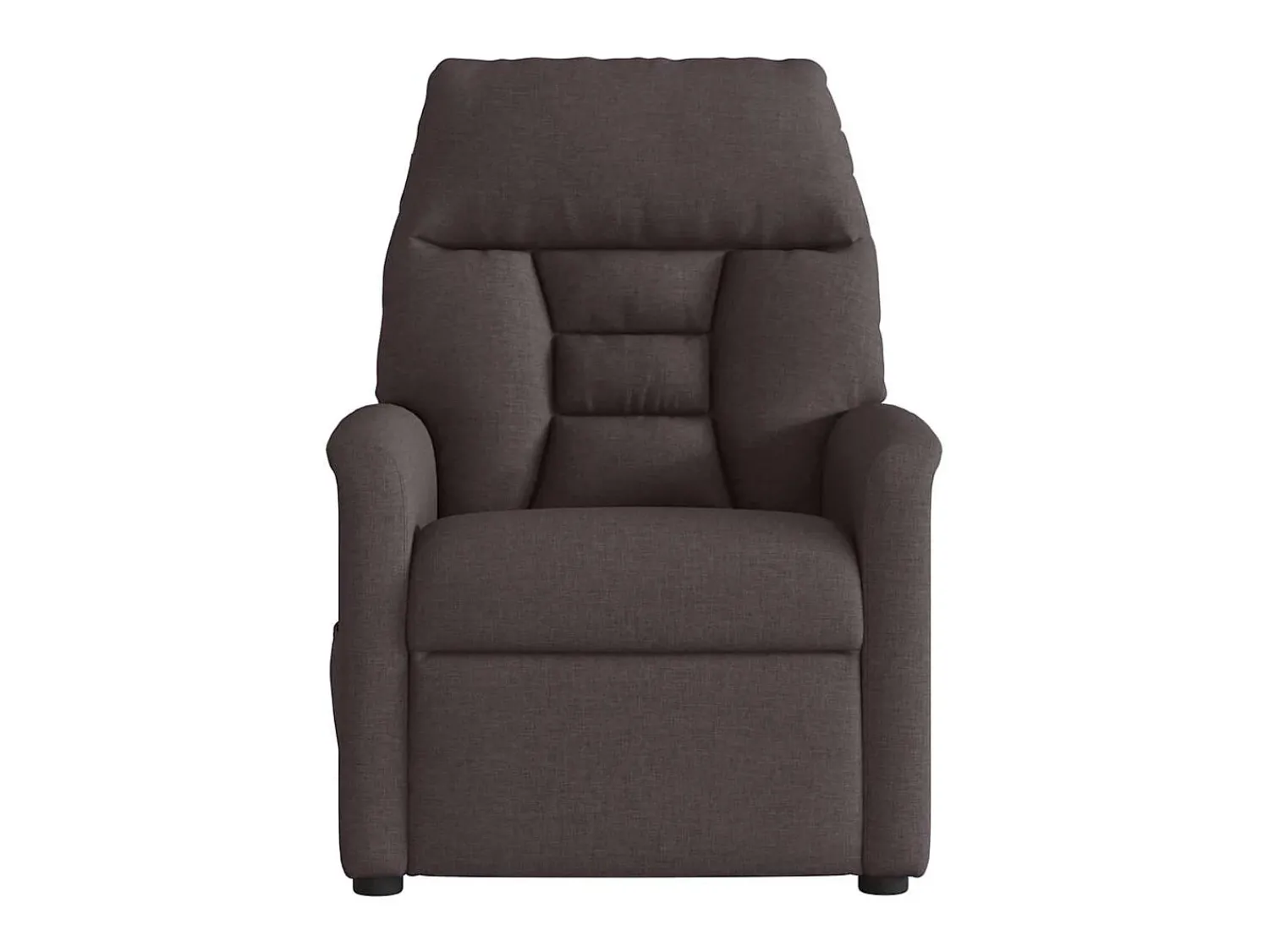 Poltrona reclinável massagens elétrica | Poltrona Confortável tecido -escuro SHL959541^ Poltrona