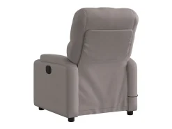 Poltrona* Poltrona reclinável massagens elétrica | Poltrona Confortável tecido cinza-acastanhado SHL776446 Taupe