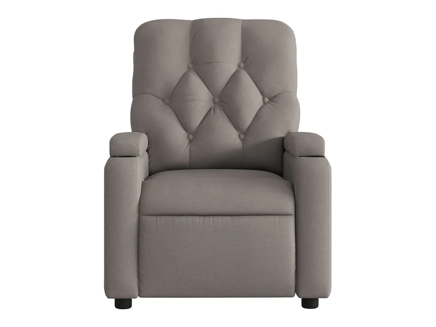 Poltrona* Poltrona reclinável massagens elétrica | Poltrona Confortável tecido cinza-acastanhado SHL776446 Taupe