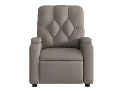 Poltrona* Poltrona reclinável massagens elétrica | Poltrona Confortável tecido cinza-acastanhado SHL776446 Taupe