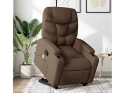 Poltrona reclinável massagens | Poltrona Confortável tecido SHL757629^ Poltrona