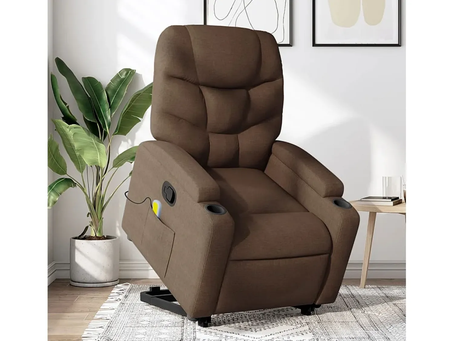 Poltrona reclinável massagens | Poltrona Confortável tecido SHL757629^ Poltrona