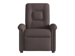 Poltrona reclinável massagens elétrica | Poltrona Confortável tecido -escuro SHL144606^ Poltrona