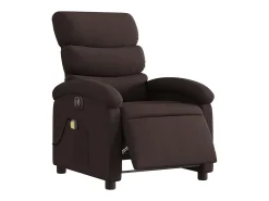Poltrona reclinável massagens elétrica | Poltrona Confortável tecido -escuro SHL136679^ Poltrona