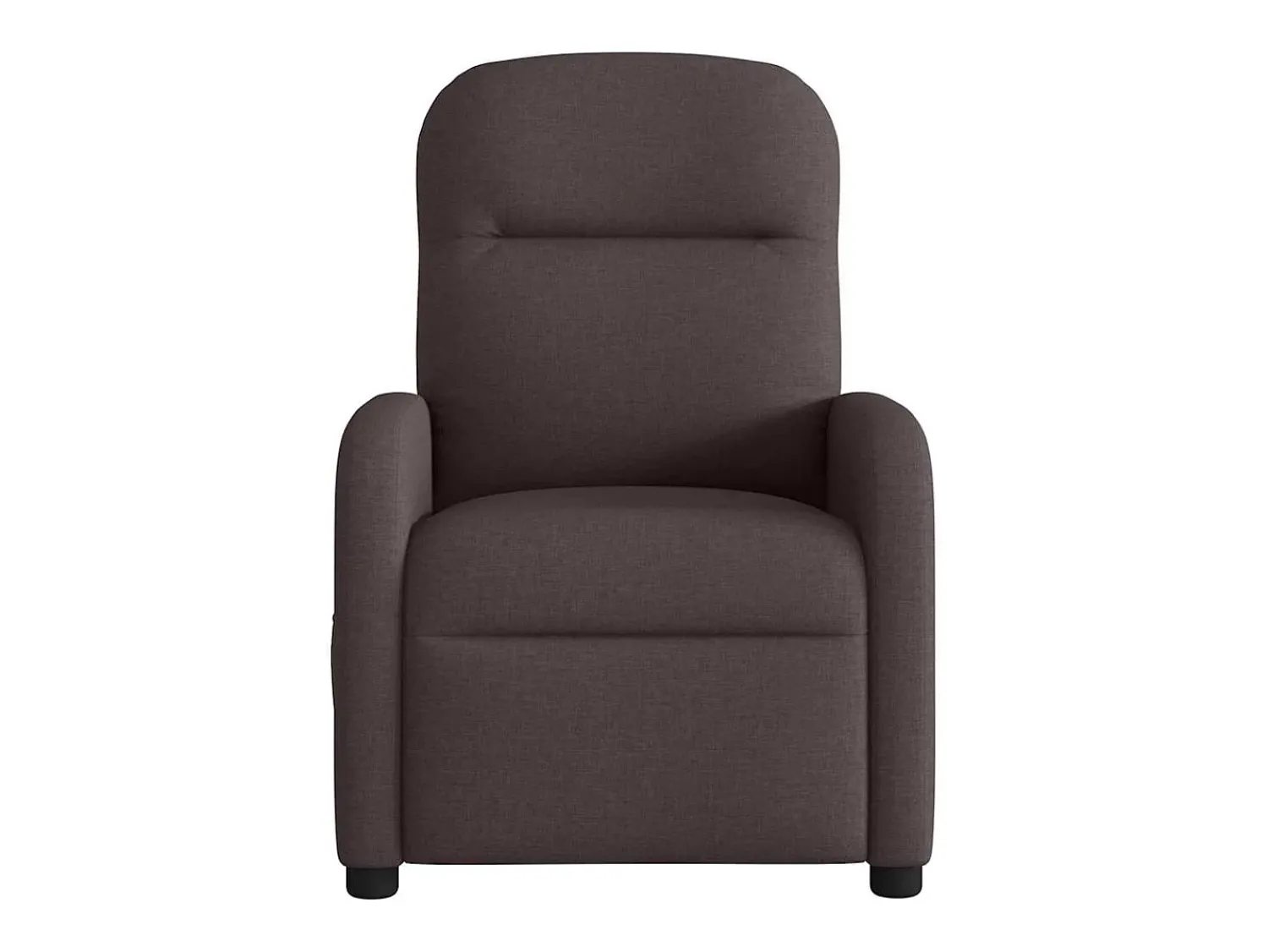 Poltrona* Poltrona reclinável massagens elétrica | Poltrona Confortável tecido -escuro SHL618660 Castanho
