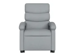 Poltrona* Poltrona reclinável massagens | Poltrona Confortável tecido -claro SHL16483 Cinzento