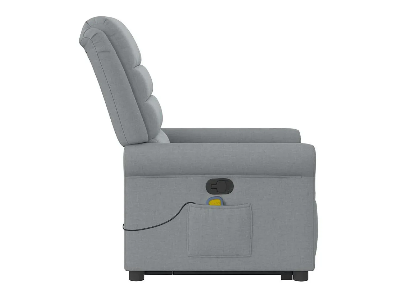 Poltrona reclinável massagens | Poltrona Confortável tecido -claro SHL600029^ Poltrona