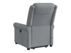 Poltrona reclinável massagens | Poltrona Confortável tecido -claro SHL600029^ Poltrona