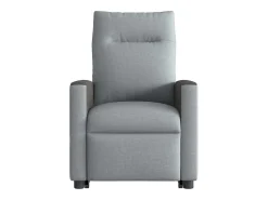 Poltrona* Poltrona reclinável massagens | Poltrona Confortável tecido -claro SHL24627 Cinzento