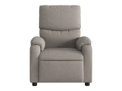 Poltrona* Poltrona reclinável massagens elétrica | Poltrona Confortável tecido cinza-acastanhado SHL989252 Taupe