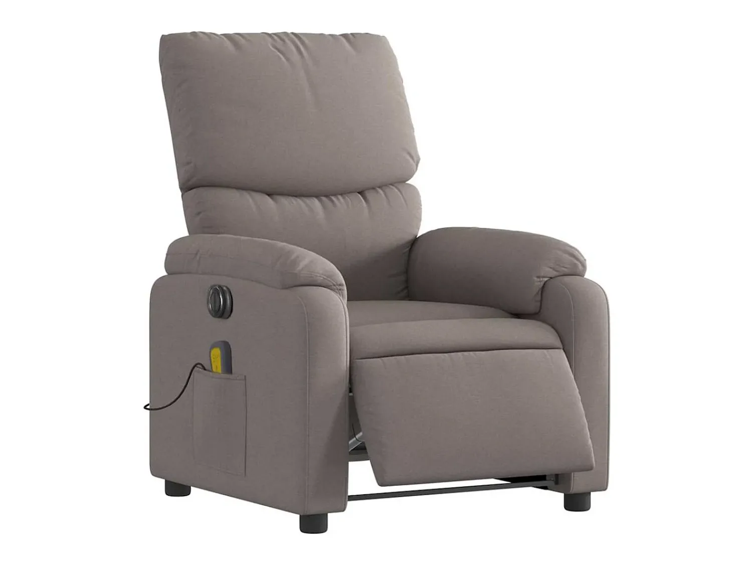 Poltrona* Poltrona reclinável massagens elétrica | Poltrona Confortável tecido cinza-acastanhado SHL989252 Taupe