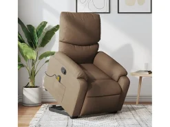 Poltrona reclinável massagens | Poltrona Confortável tecido SHL839143^ Poltrona