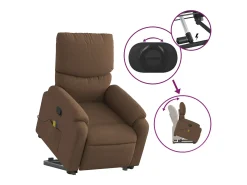 Poltrona reclinável massagens | Poltrona Confortável tecido SHL839143^ Poltrona