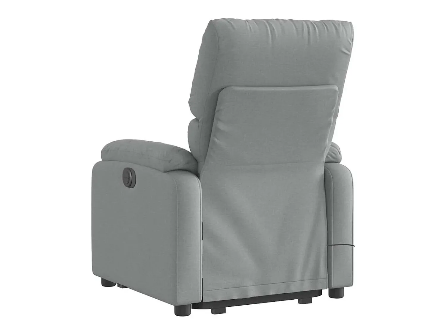 Hot Poltrona reclinável massagens | Poltrona Confortável tecido -claro SHL496201 Cinzento