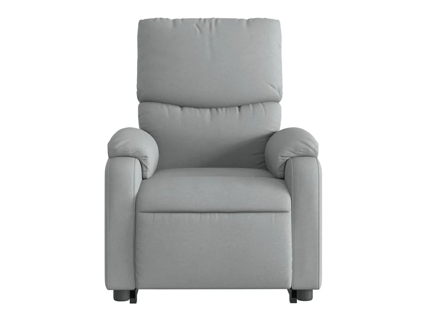 Hot Poltrona reclinável massagens | Poltrona Confortável tecido -claro SHL496201 Cinzento