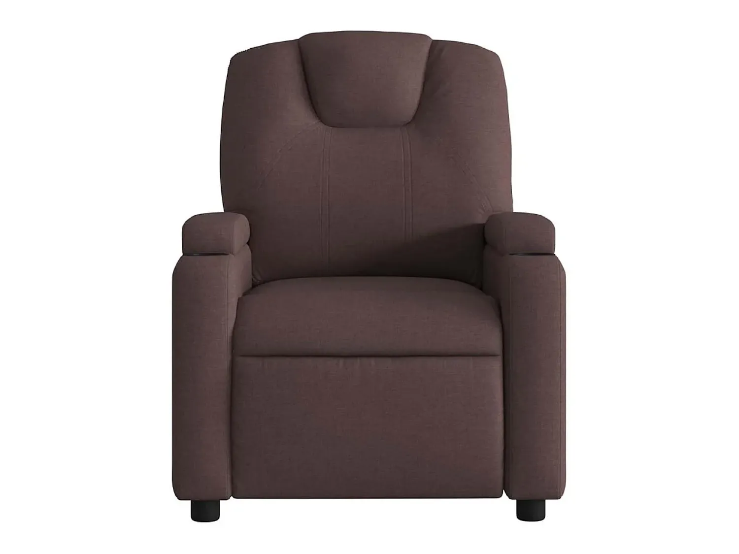 Poltrona reclinável massagens elétrica | Poltrona Confortável tecido -escuro SHL922579^ Poltrona