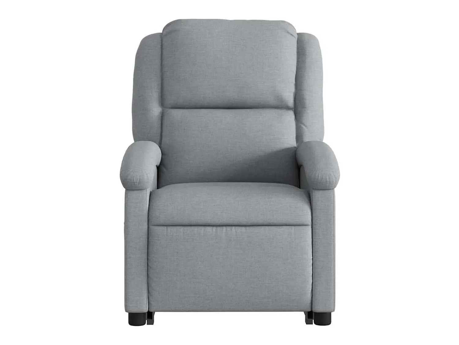 Poltrona reclinável massagens | Poltrona Confortável tecido -claro SHL720970^ Poltrona