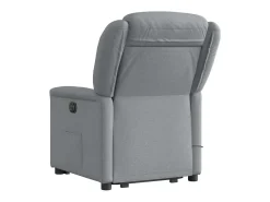 Poltrona reclinável massagens | Poltrona Confortável tecido -claro SHL899825^ Poltrona