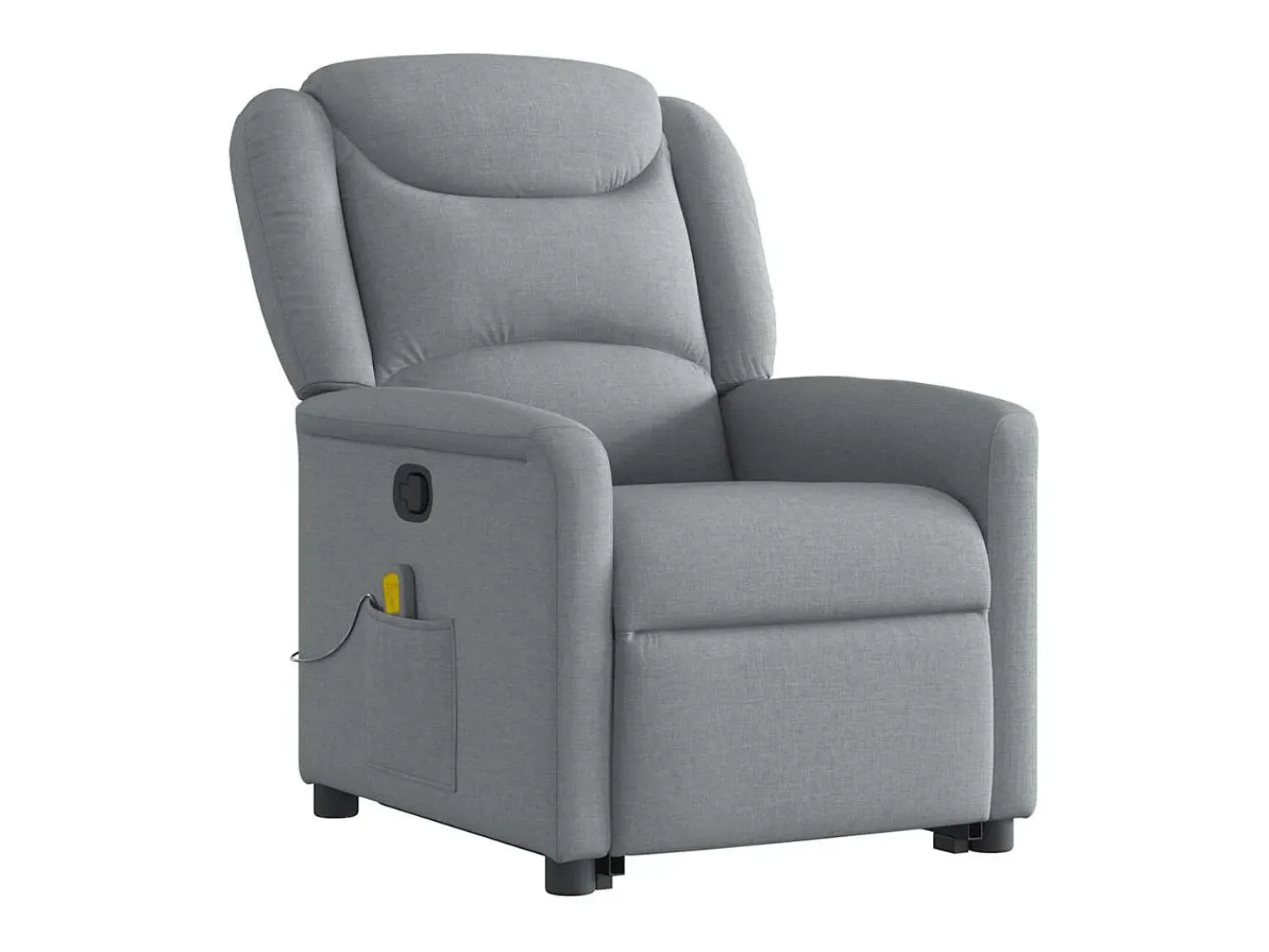 Poltrona reclinável massagens | Poltrona Confortável tecido -claro SHL899825^ Poltrona