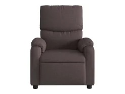 Poltrona* Poltrona reclinável massagens elétrica | Poltrona Confortável tecido -escuro SHL632329 Castanho