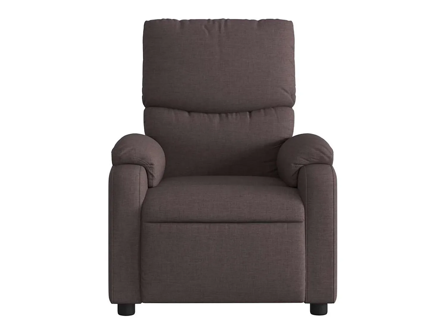 Poltrona* Poltrona reclinável massagens elétrica | Poltrona Confortável tecido -escuro SHL632329 Castanho