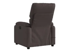 Poltrona* Poltrona reclinável massagens elétrica | Poltrona Confortável tecido -escuro SHL632329 Castanho