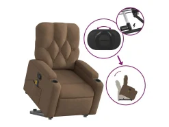 Poltrona reclinável massagens | Poltrona Confortável tecido SHL239922^ Poltrona