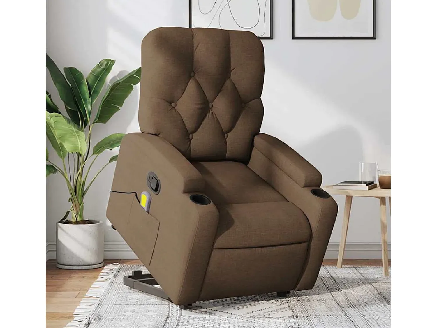 Poltrona reclinável massagens | Poltrona Confortável tecido SHL239922^ Poltrona