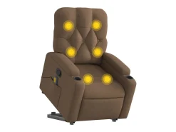 Poltrona reclinável massagens | Poltrona Confortável tecido SHL239922^ Poltrona