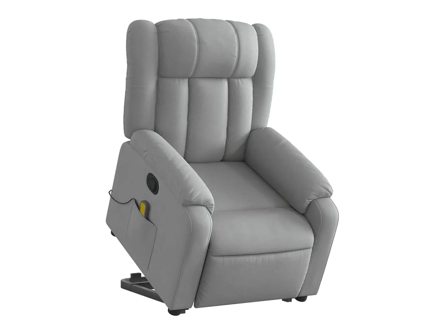 Poltrona* Poltrona reclinável massagens | Poltrona Confortável tecido -claro SHL695844 Cinzento