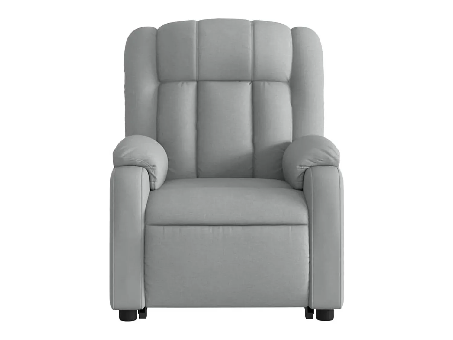 Poltrona* Poltrona reclinável massagens | Poltrona Confortável tecido -claro SHL695844 Cinzento