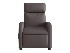 Poltrona| Poltrona reclinável massagens elétrica | Poltrona Confortável tecido -escuro SHL627599 Castanho