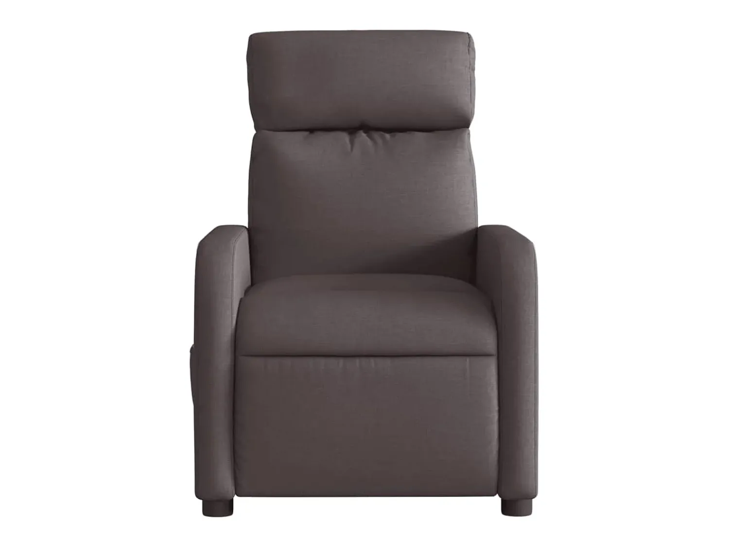 Poltrona| Poltrona reclinável massagens elétrica | Poltrona Confortável tecido -escuro SHL627599 Castanho