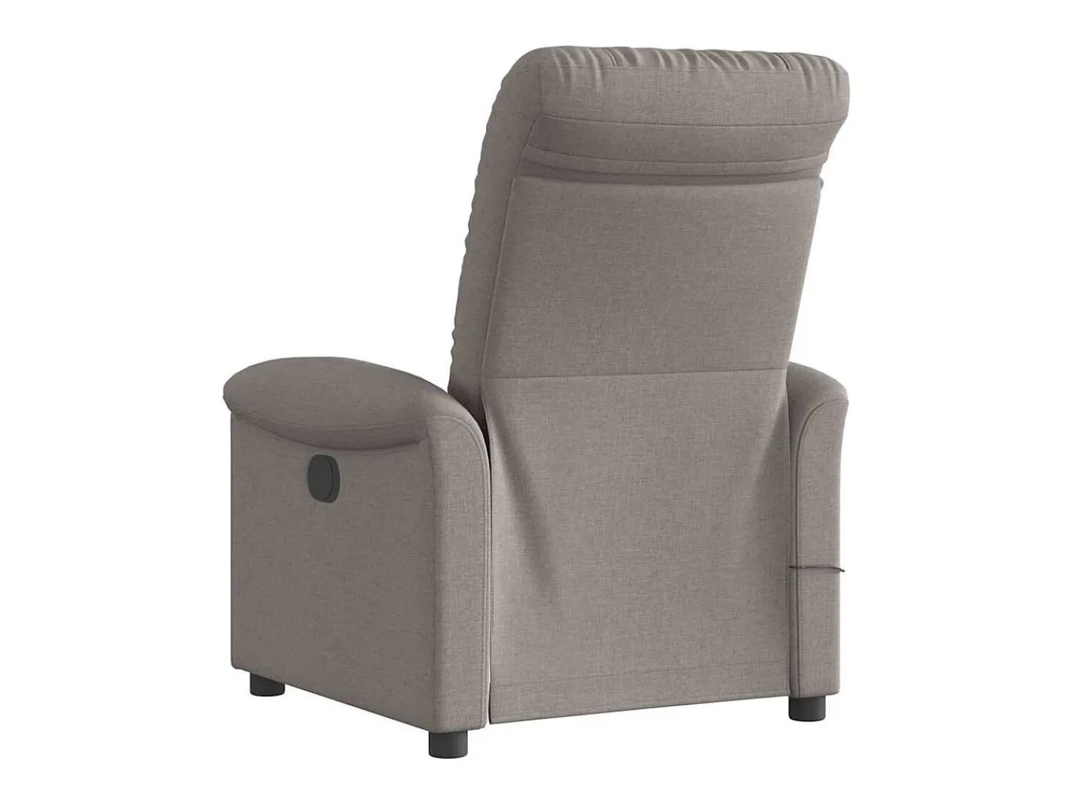 Poltrona| Poltrona reclinável massagens elétrica | Poltrona Confortável tecido cinza-acastanhado SHL405195 Taupe