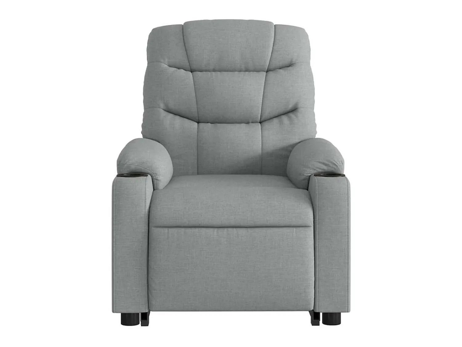 Poltrona reclinável massagens | Poltrona Confortável tecido -claro SHL313777^ Poltrona