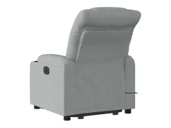 Poltrona reclinável massagens | Poltrona Confortável tecido -claro SHL313777^ Poltrona