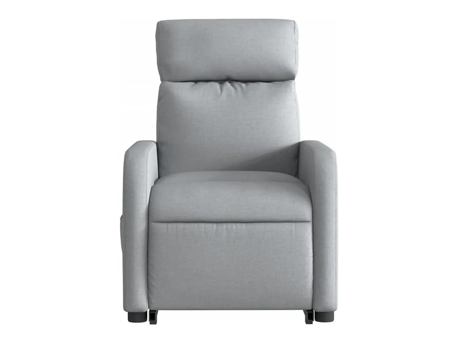 Hot Poltrona reclinável massagens | Poltrona Confortável tecido -claro SHL45231 Cinzento