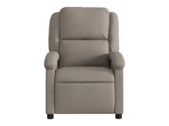 Poltrona| Poltrona reclinável massagens elétrica | Poltrona Confortável tecido cinza-acastanhado SHL878727 Taupe