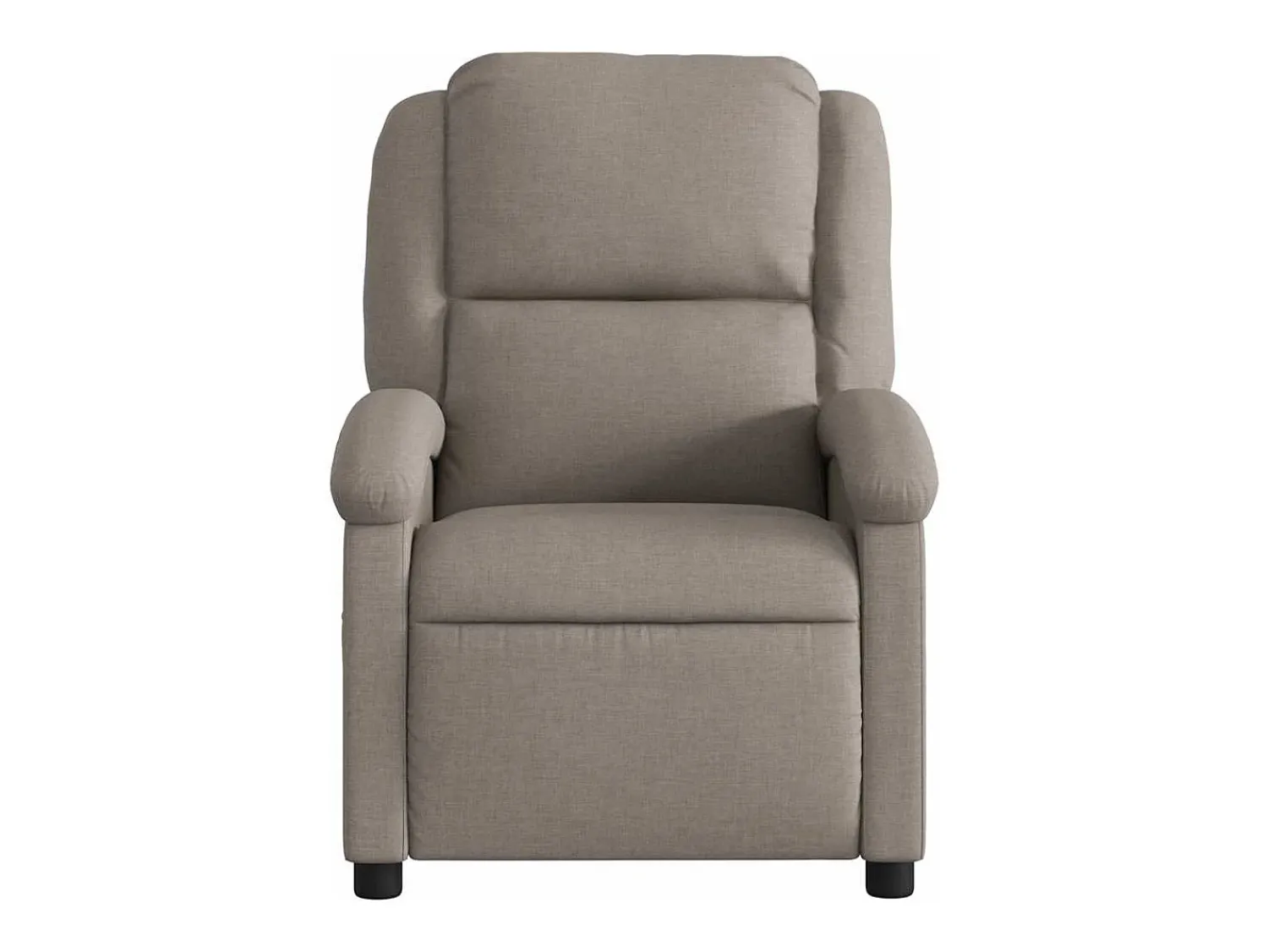 Poltrona| Poltrona reclinável massagens elétrica | Poltrona Confortável tecido cinza-acastanhado SHL878727 Taupe