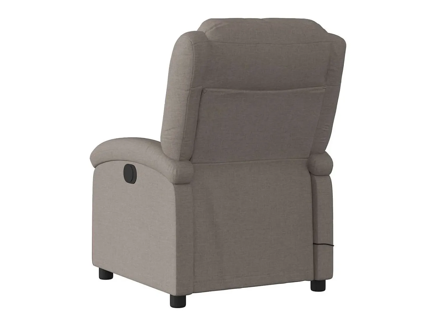 Poltrona| Poltrona reclinável massagens elétrica | Poltrona Confortável tecido cinza-acastanhado SHL878727 Taupe