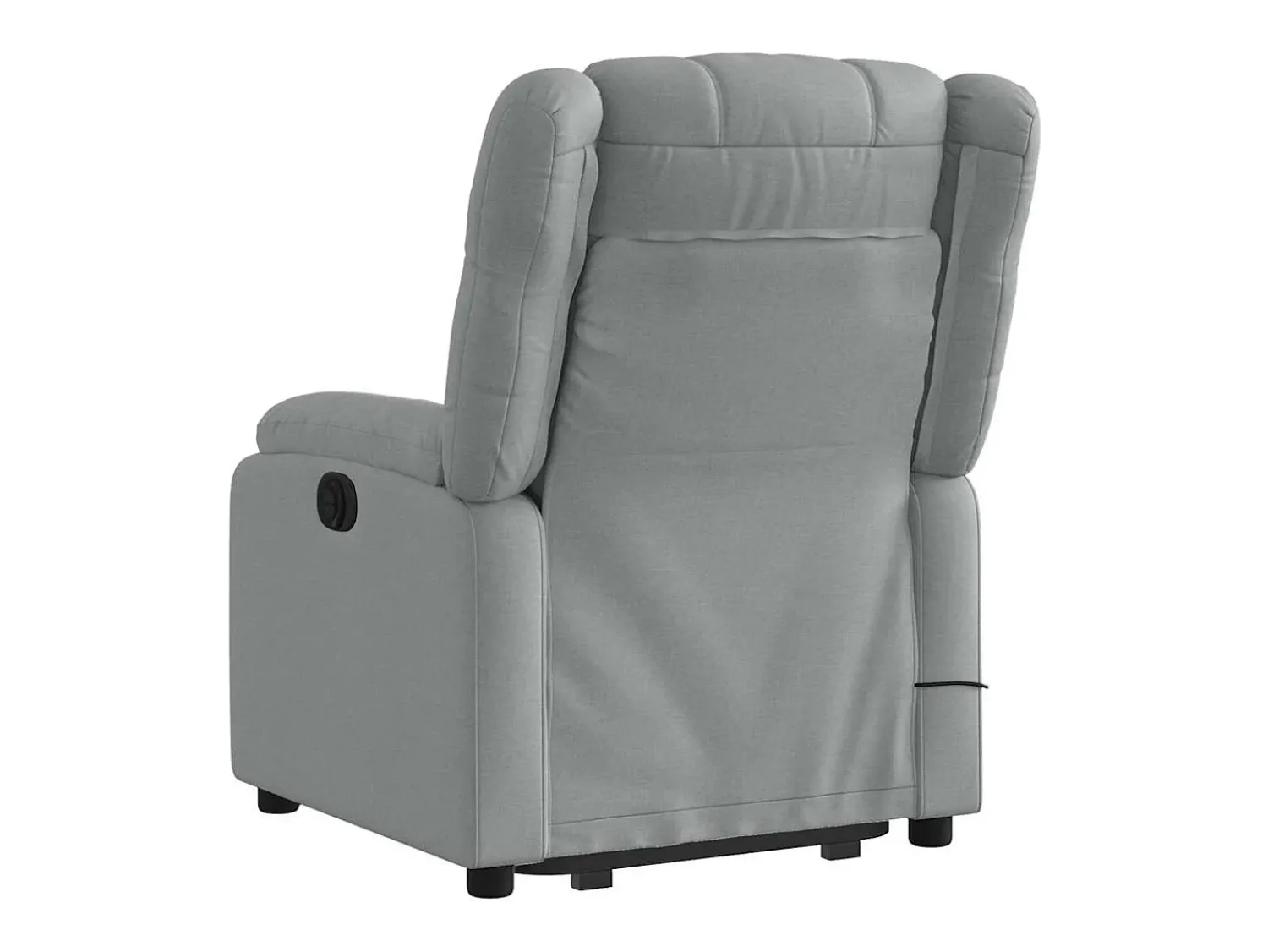 Hot Poltrona reclinável massagens | Poltrona Confortável tecido -claro SHL249700 Cinzento