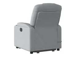 Poltrona reclinável massagens | Poltrona Confortável tecido -claro SHL642109^ Poltrona