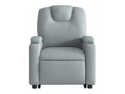Poltrona reclinável massagens | Poltrona Confortável tecido -claro SHL642109^ Poltrona