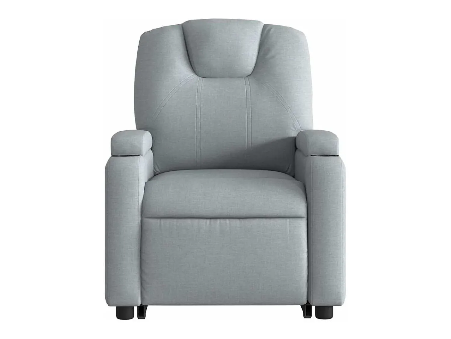 Poltrona reclinável massagens | Poltrona Confortável tecido -claro SHL642109^ Poltrona