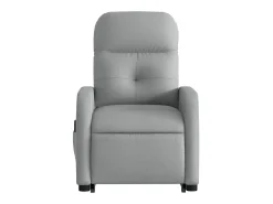 Online Poltrona reclinável massagens | Poltrona Confortável tecido -claro SHL832787 Cinzento
