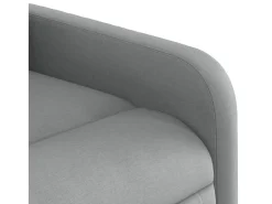 Online Poltrona reclinável massagens | Poltrona Confortável tecido -claro SHL832787 Cinzento