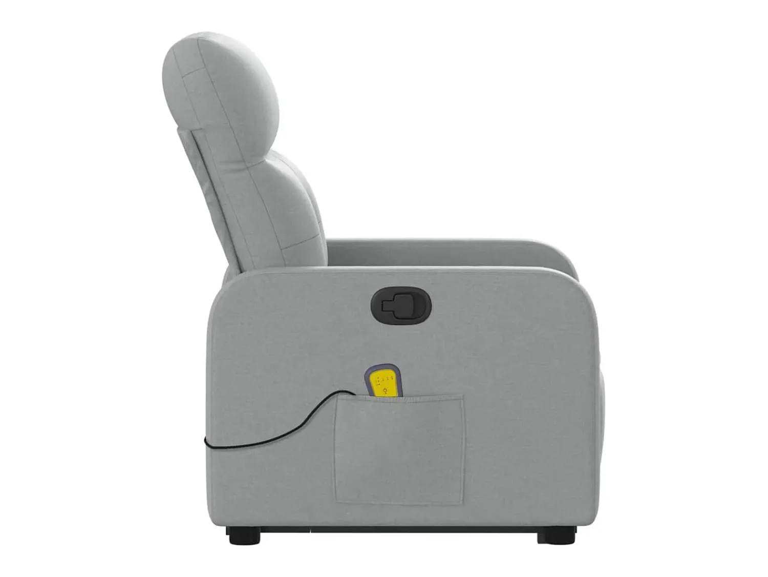 Online Poltrona reclinável massagens | Poltrona Confortável tecido -claro SHL832787 Cinzento