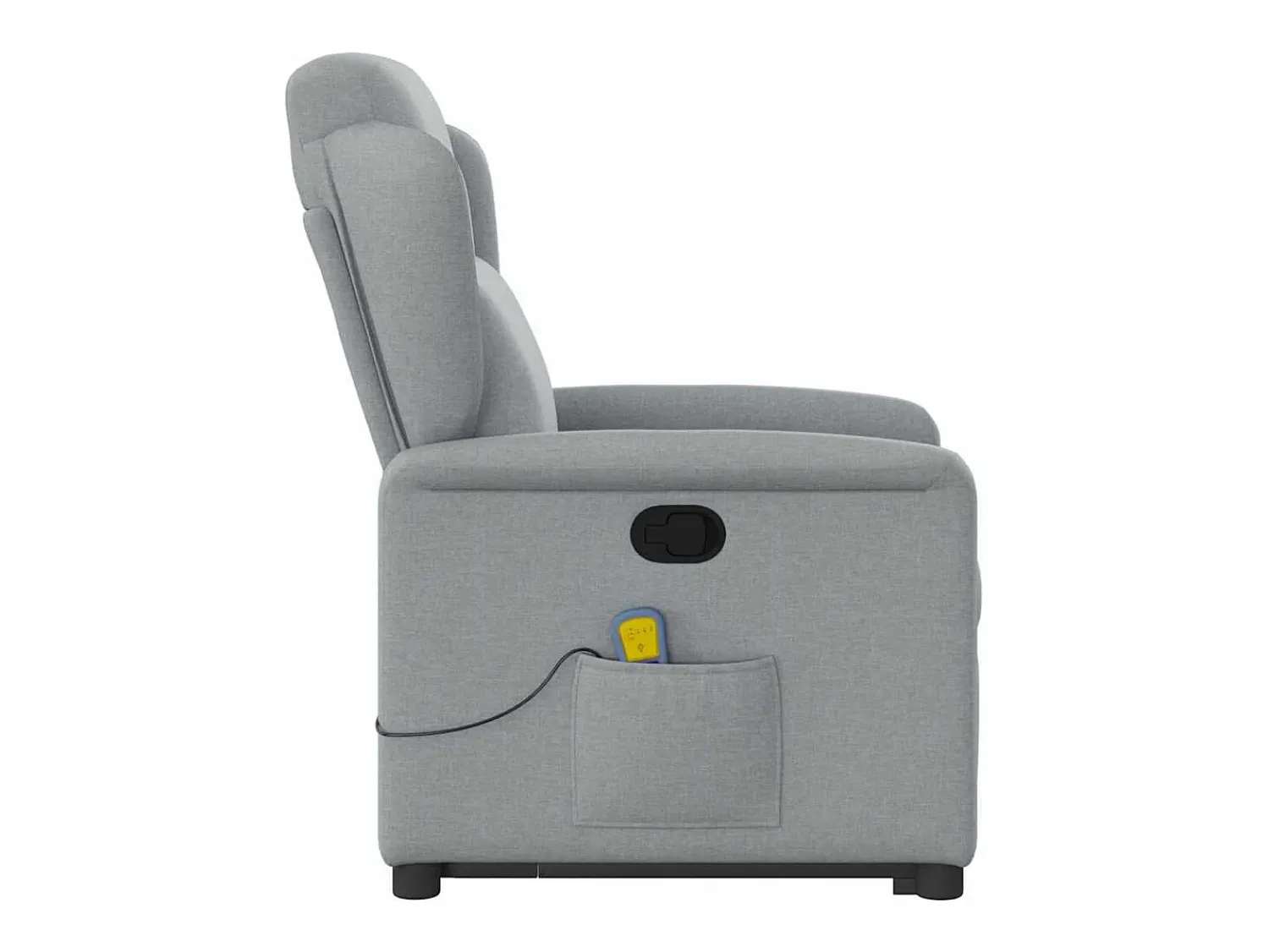 Poltrona reclinável massagens | Poltrona Confortável tecido -claro SHL386268^ Poltrona