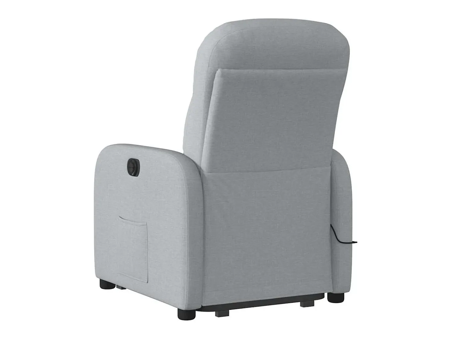 Poltrona* Poltrona reclinável massagens | Poltrona Confortável tecido -claro SHL384992 Cinzento